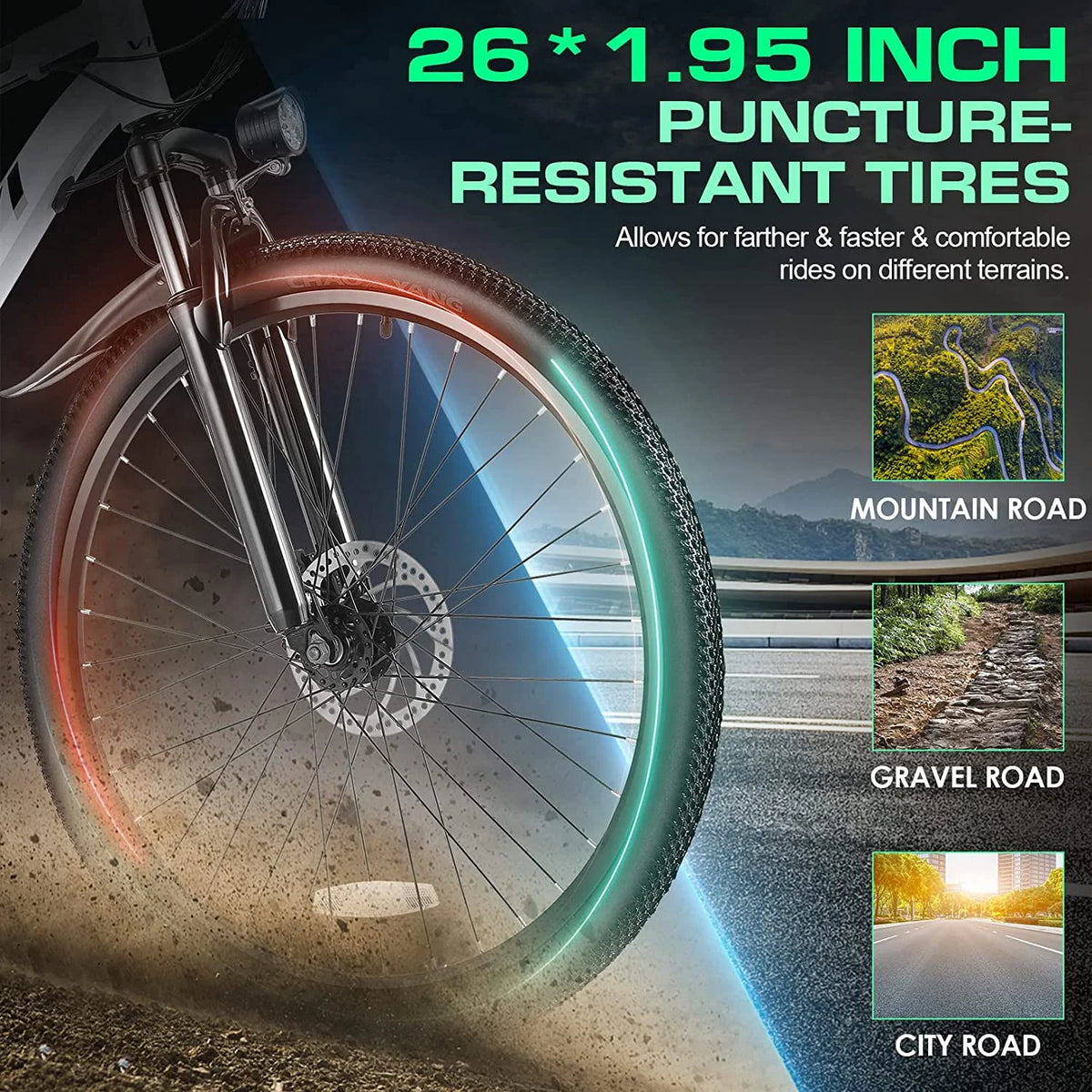 Electric Mountain Bike 500W 21 Speed X6327