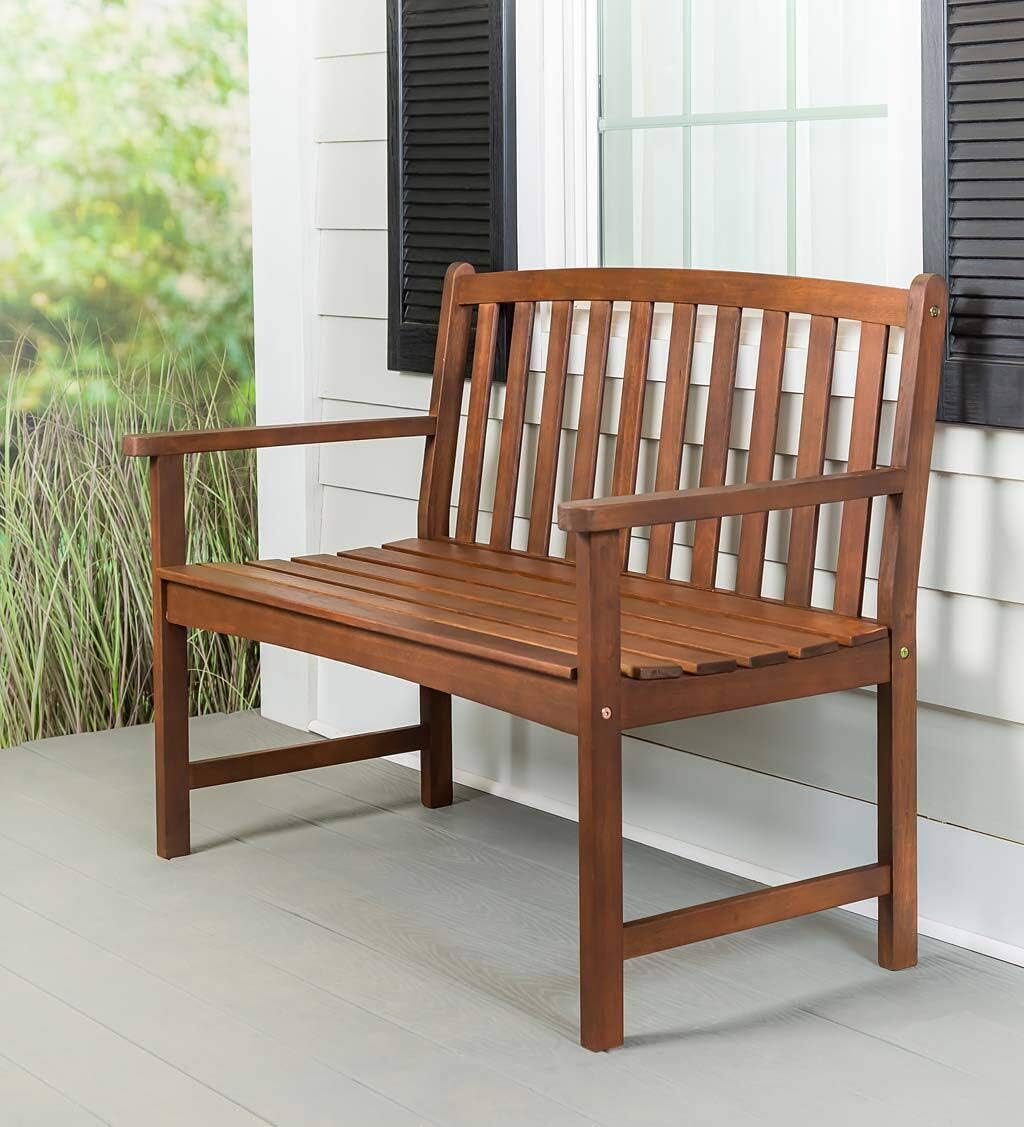 Eucalyptus Wood Garden Bench U8017