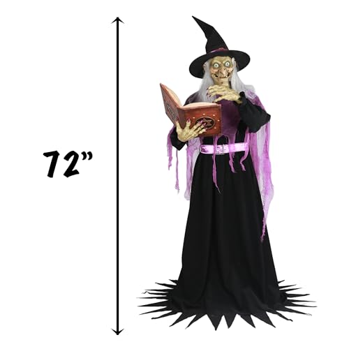 6-Ft. Witch Halloween Animatronics I27483