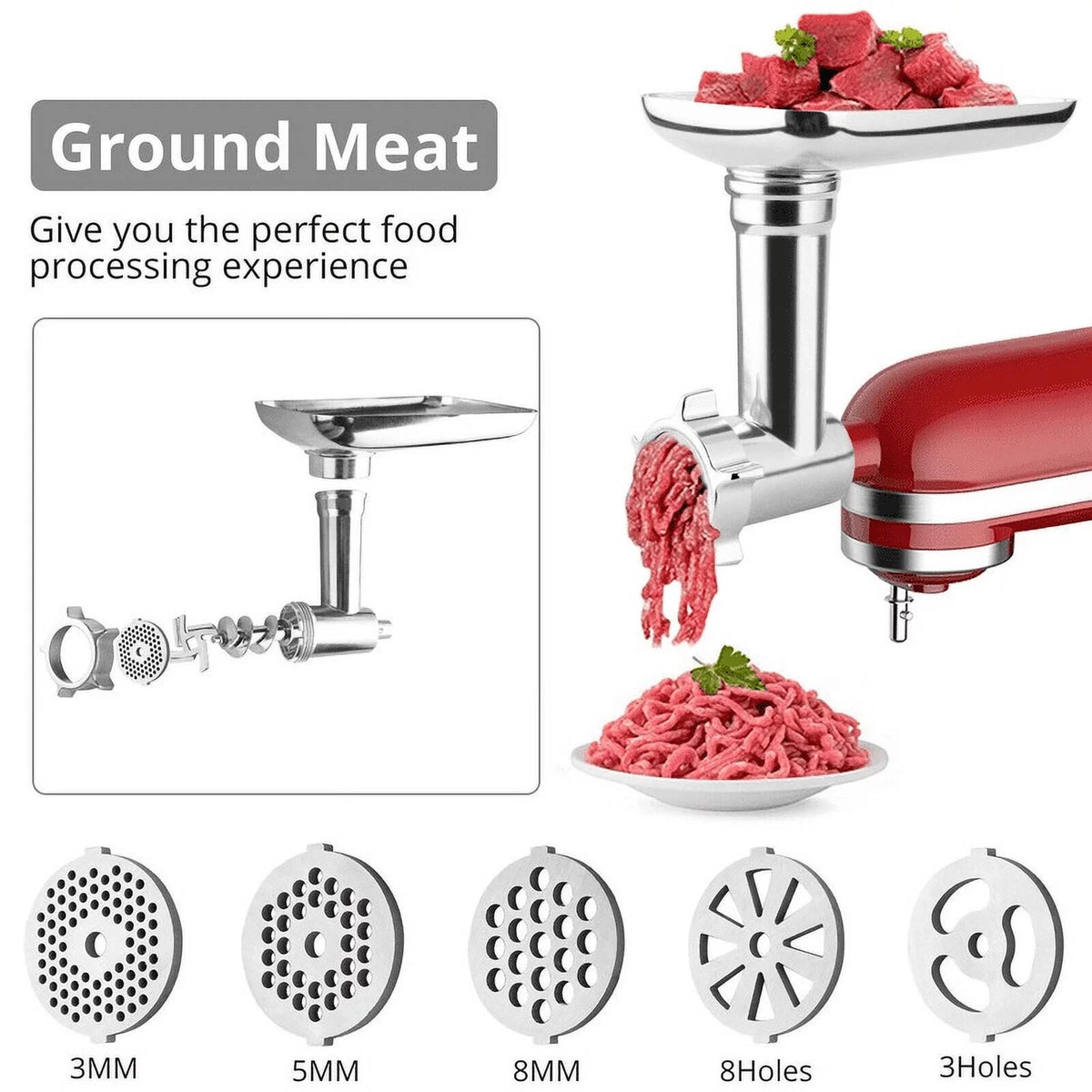 Stainless Steel Sausage Stuffer Attachment G961