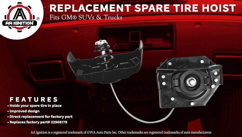 Spare Tire Hoist Pack of 2 U342491