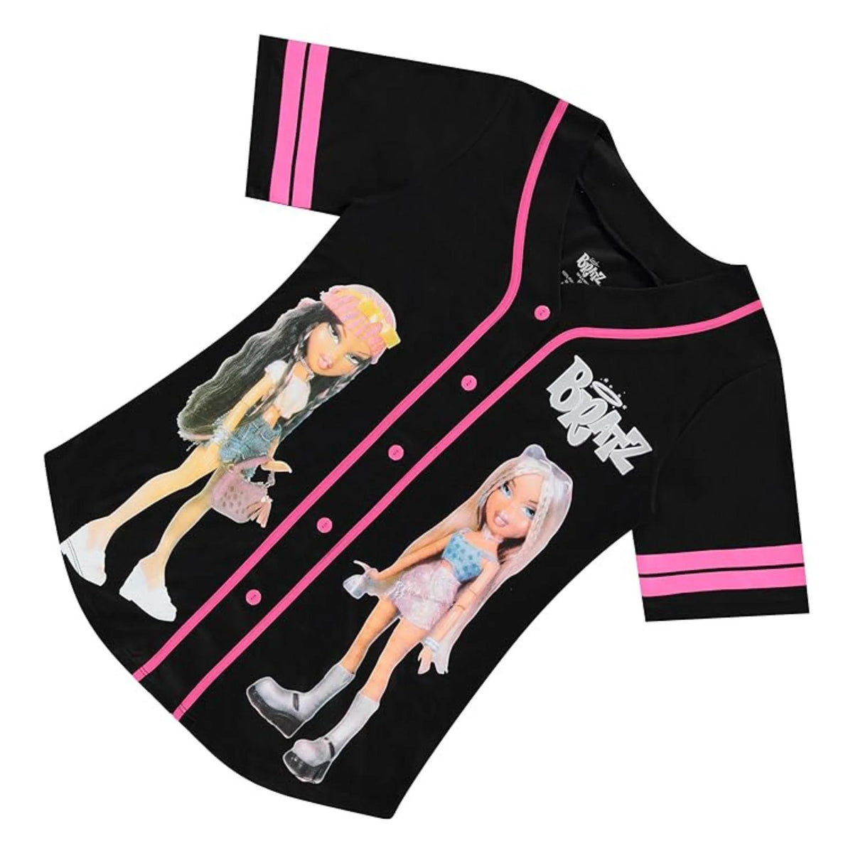 Black White Ladies Baseball Jersey F732493