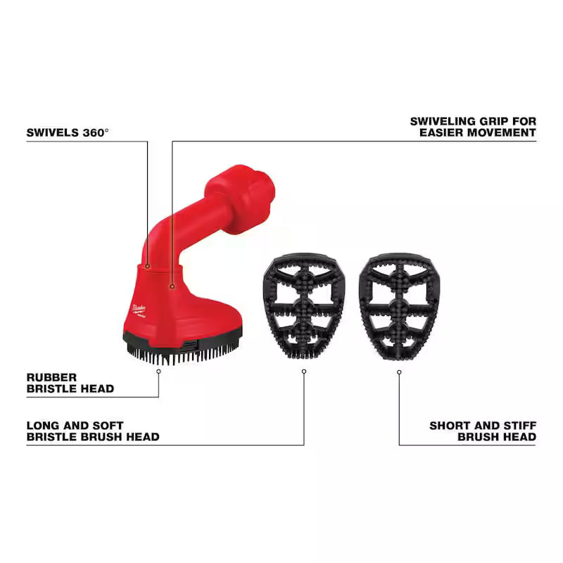 12 Gal. Cordless Wet/Dry Shop Vac Kit with Swiveling Palm Brush Tool Q57224