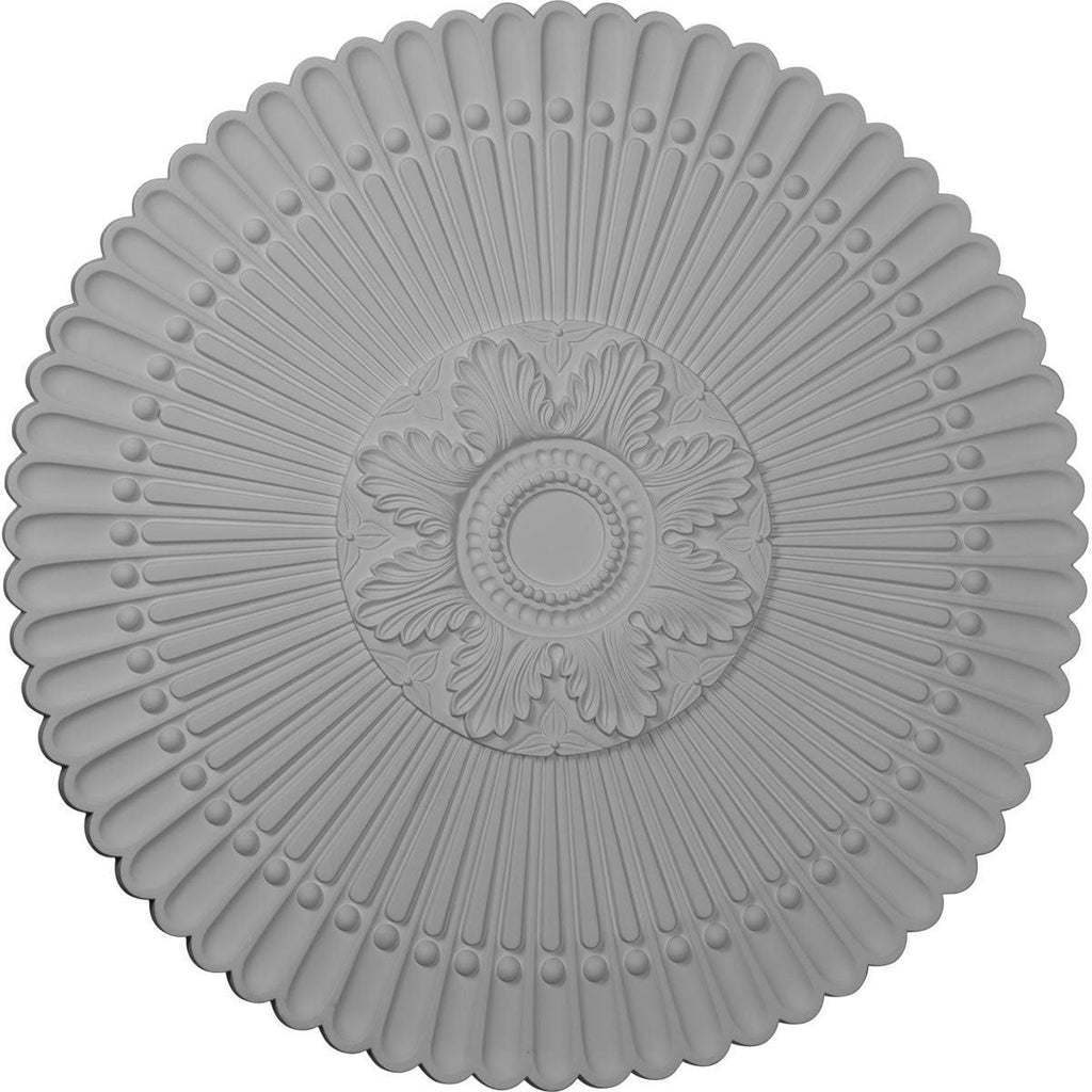 Hand-Painted Bronze Blue Patina Ceiling Medallion X92266