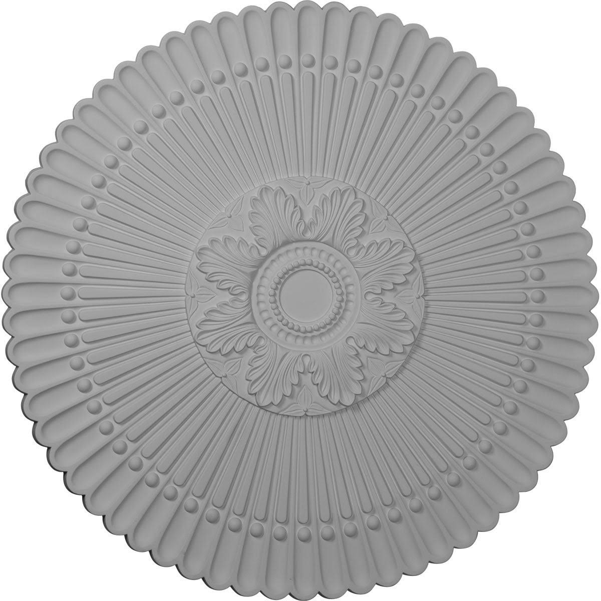 Hand-Painted Bronze Blue Patina Ceiling Medallion X92266