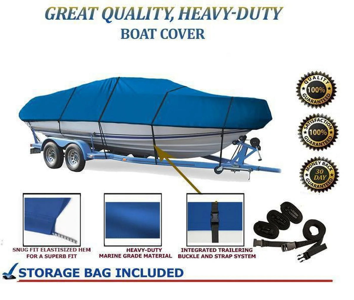 Blue Boat Cover J2204