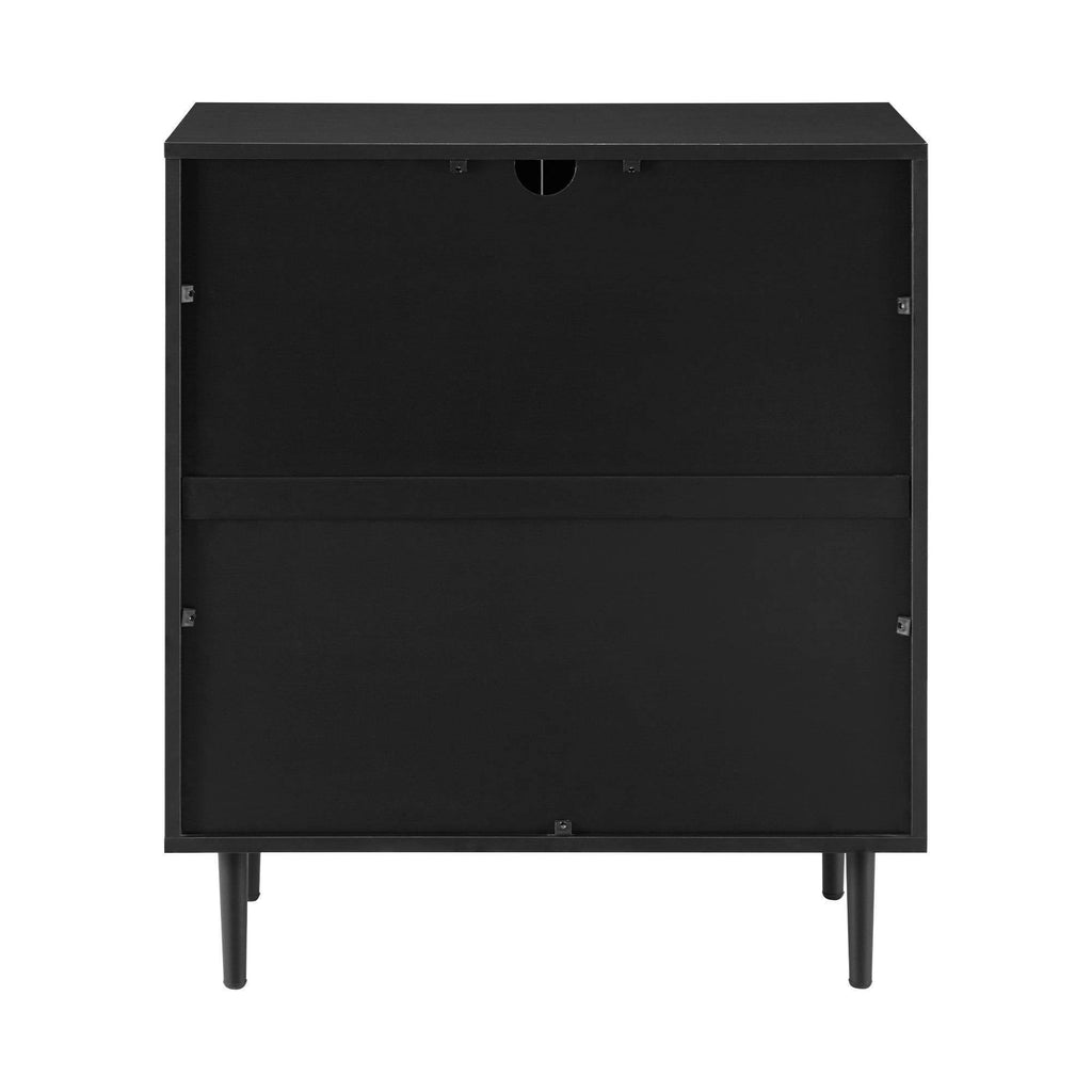 Solid Black Accent Cabinet I813