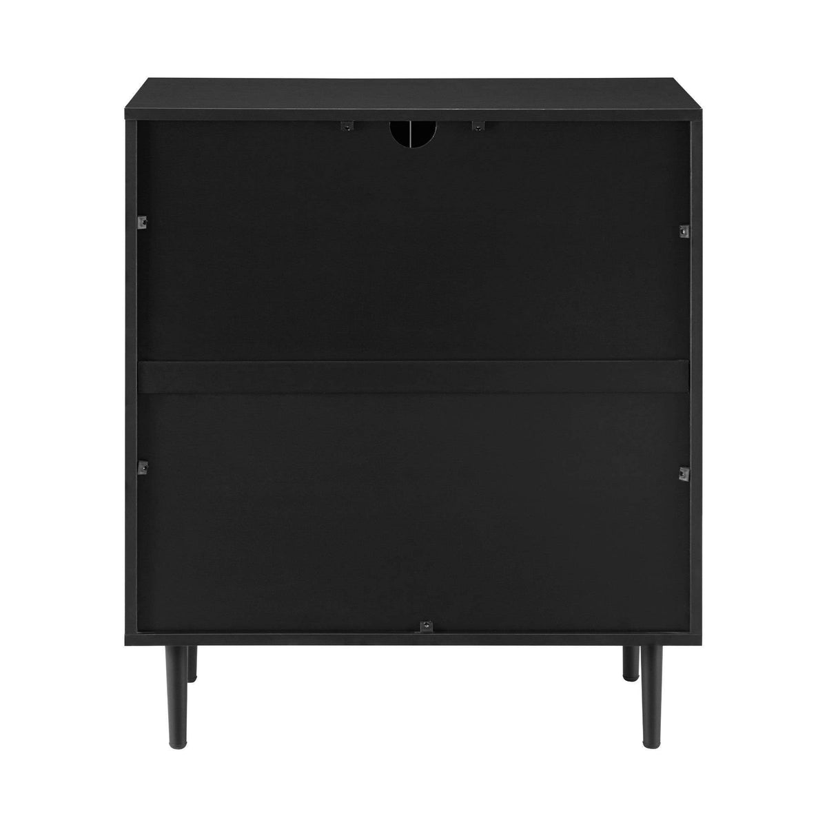 Solid Black Accent Cabinet I813