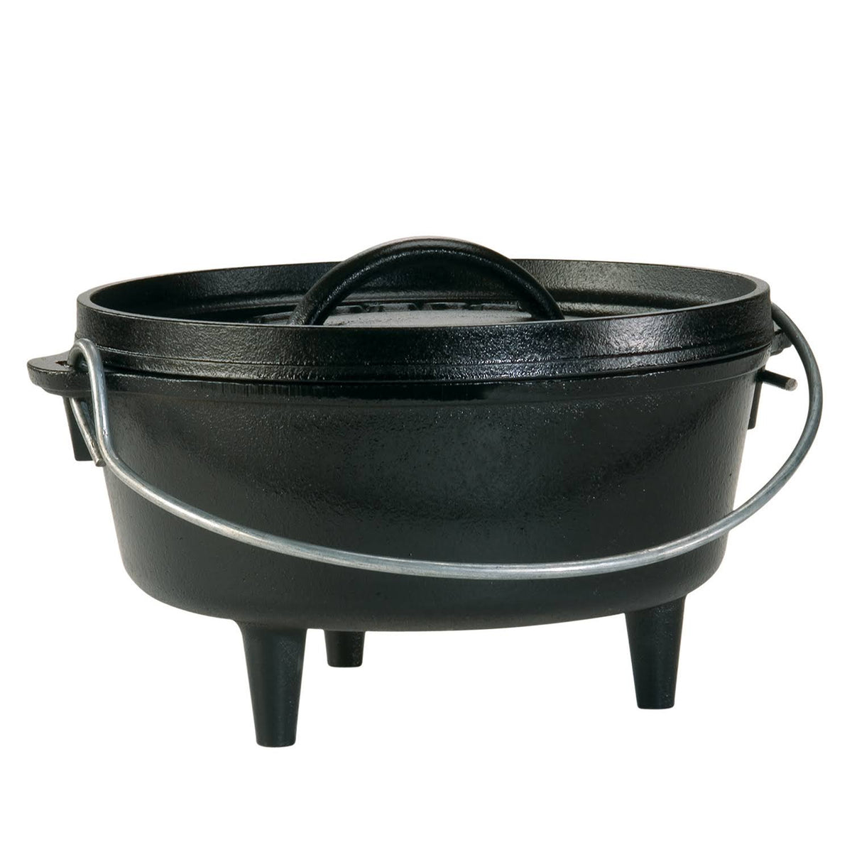 Black 8 qt Cast Iron Dutch Oven U865448