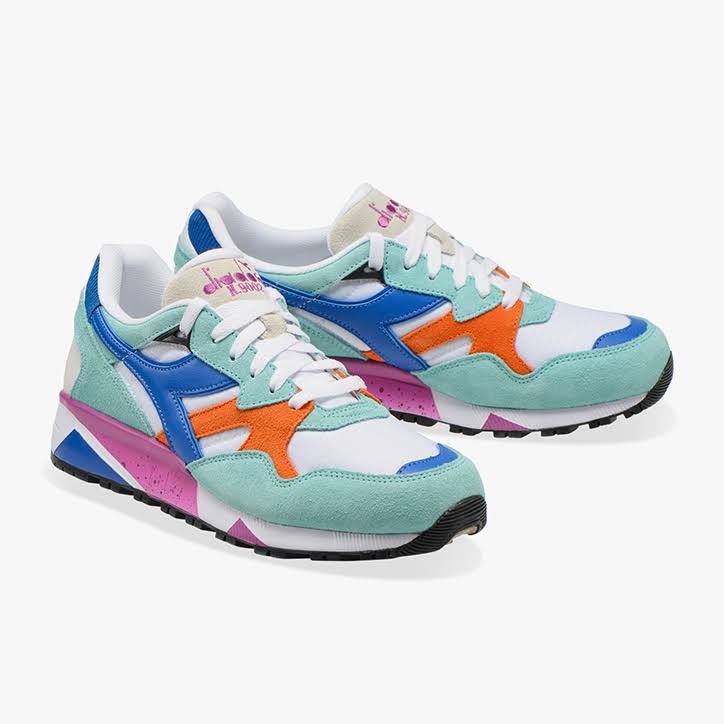Blue Orange Lilac Trainers I71743