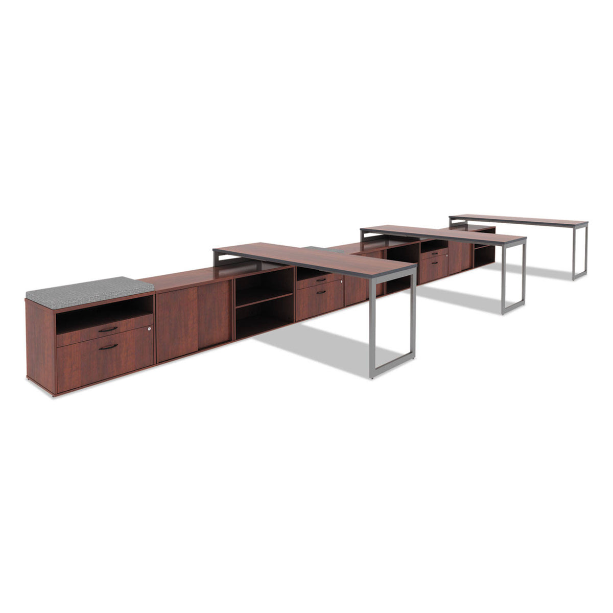 Cherry Low File Cabinet Credenza M12022