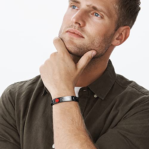 Medical Alert Bracelets Stainless Steel H90891
