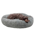 Long Fur Donut Dog Bed I70159