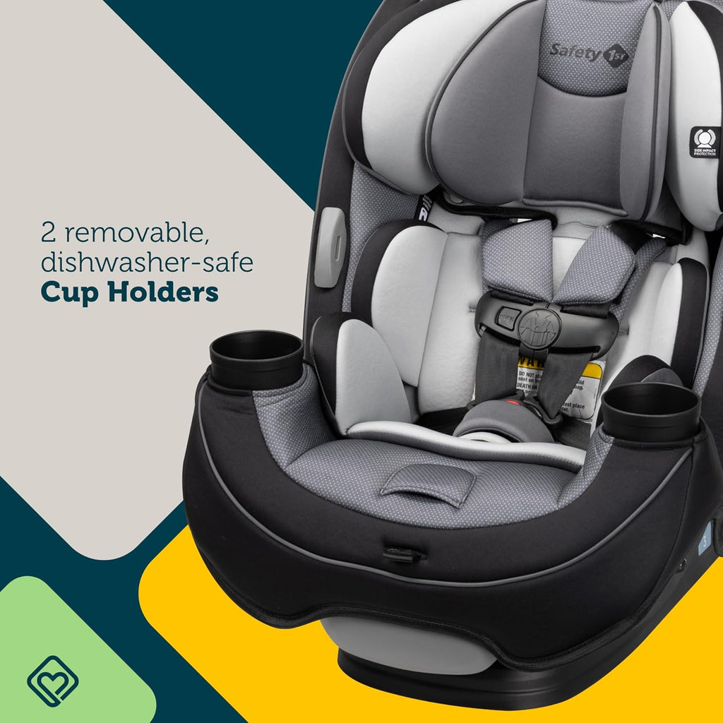 Convertible Car Seat, Rear-facing 5-40 pounds, Forward-facing 22-65 pounds, Belt-positioning booster 40-100 pounds D793
