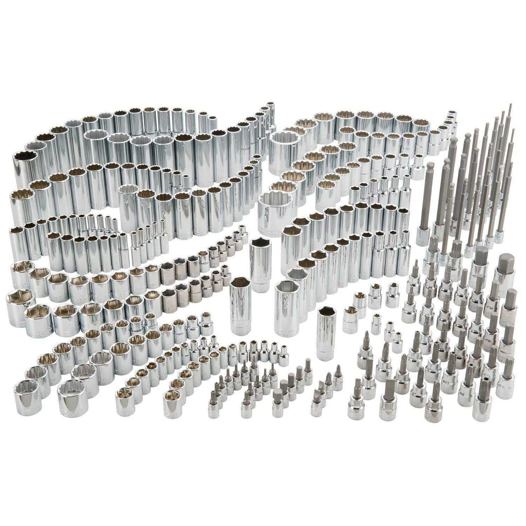 1/4 & 3/8 & 1/2 in. drive SAE 6 and 12 Point Socket Set 299 pc W775044