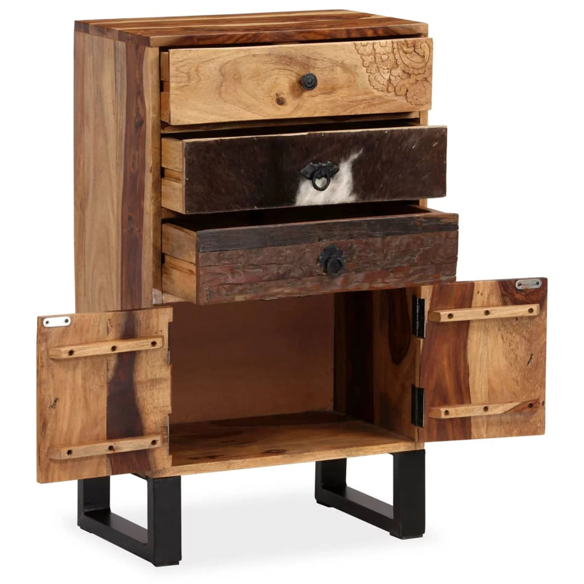 Solid Sheesham Wood Sideboard W555