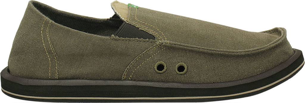 Brown Men&s Slip-On Shoes Y111875