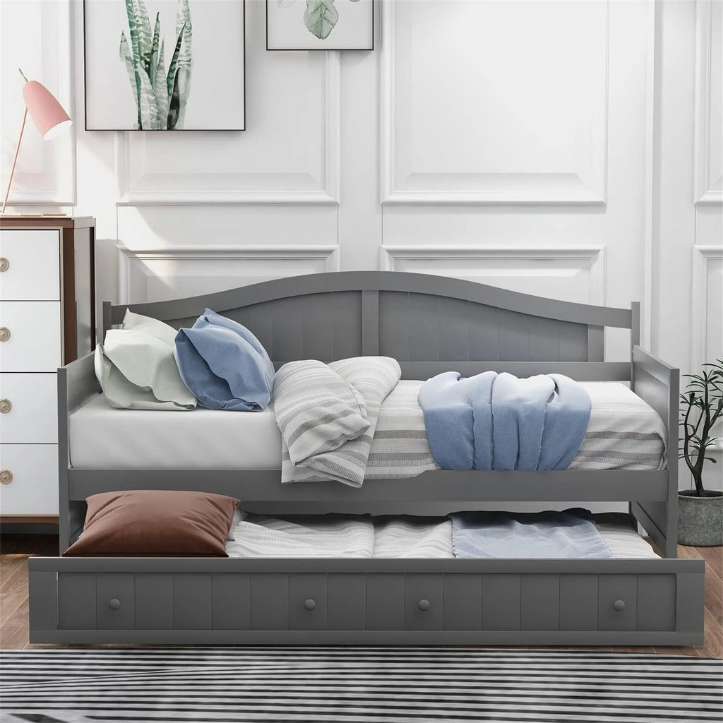 Wood Daybed with Trundle N5131