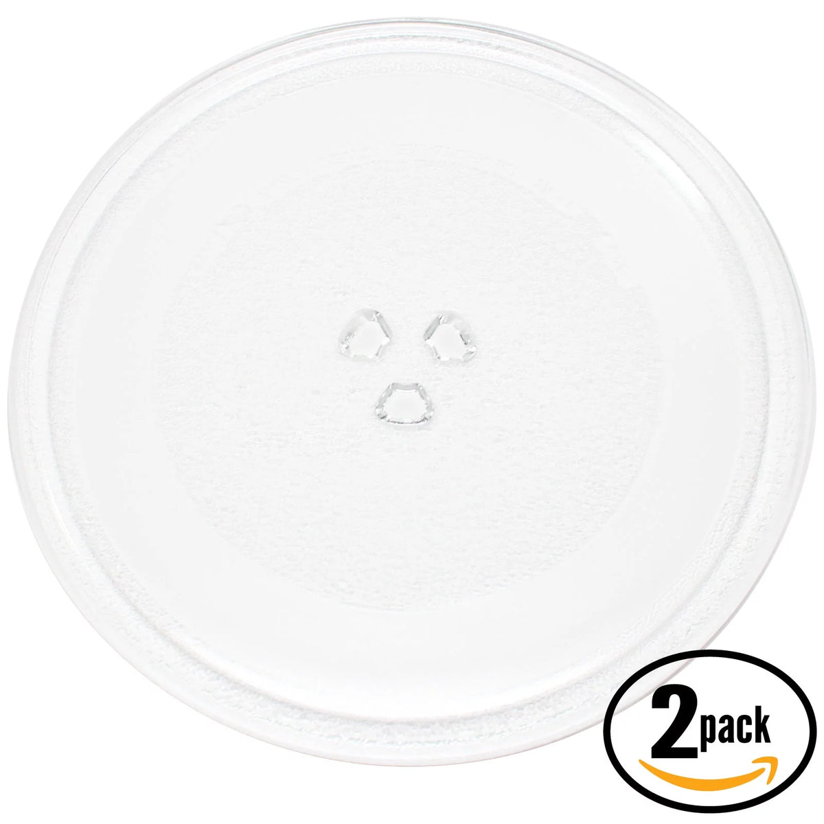 2-Pack 10" Microwave Glass Turntable Tray L81773