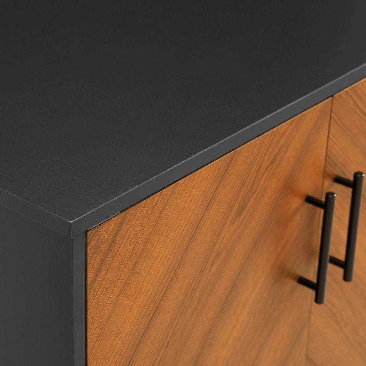 Solid Black Accent Cabinet I813