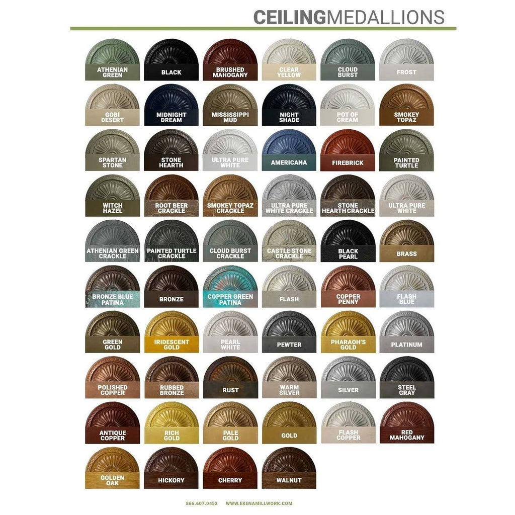 20 1/8x22OD x 3 7/8x22ID x 1 7/8x22P Ceiling Medallion P93580