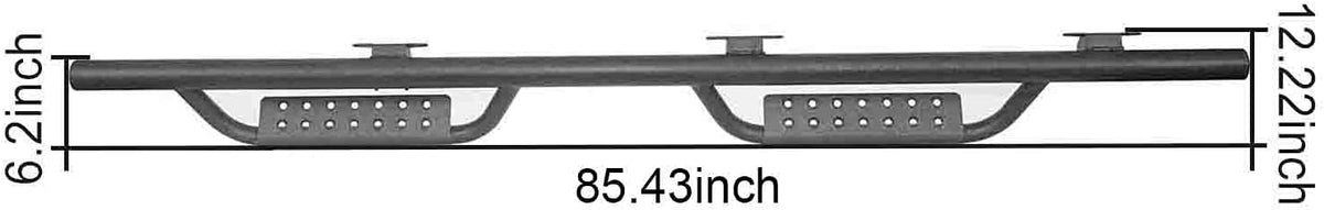 Tubular Side Step Running Board Nerf Bar Rock Slider O699