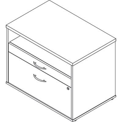 Cherry Low File Cabinet Credenza M12022