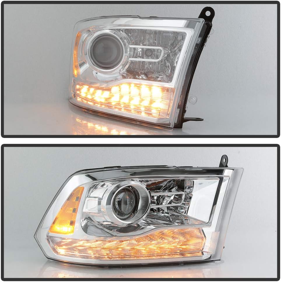 Chrome Trim Headlight Passenger Side Y842