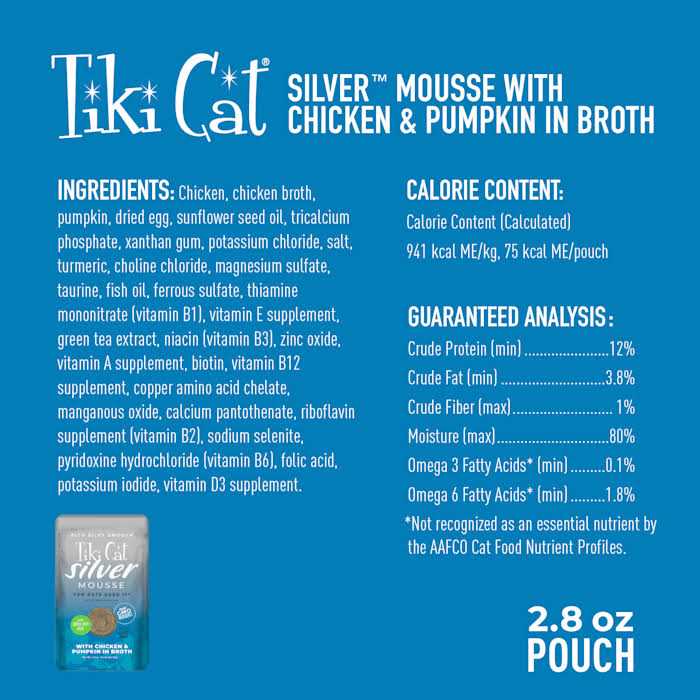 Senior Chicken with Pumpkin Cat Food A13049