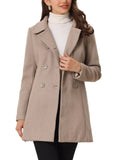Dark Beige Double Breasted Trench Coat X515