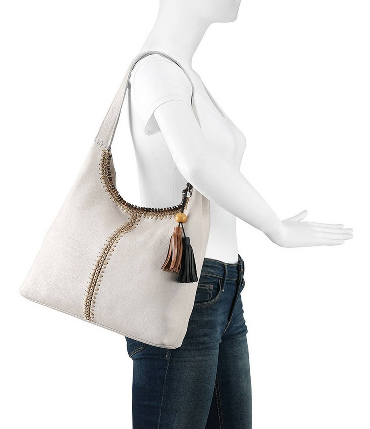 Stone Crochet Hobo W361