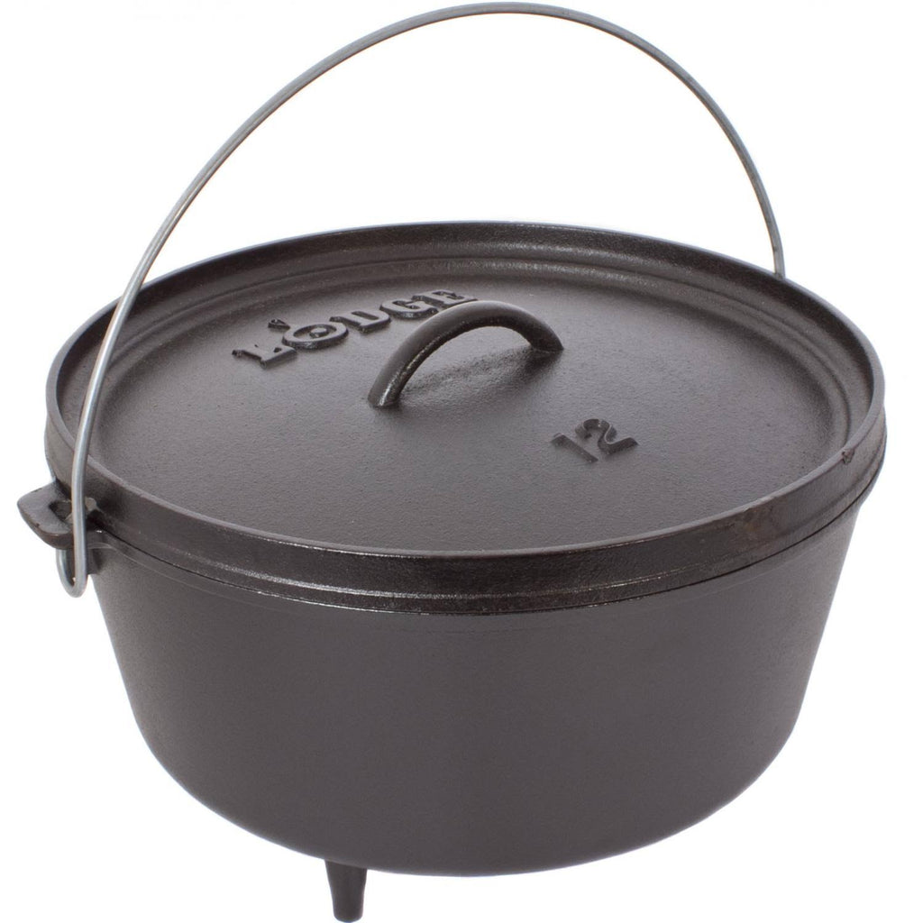 Black 8 qt Cast Iron Dutch Oven U865448