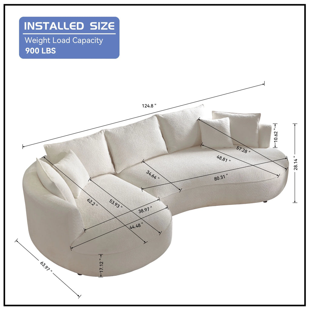 Modern Vintage Velvet Sectional Sofa with Chaise Y28384