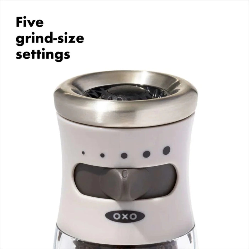 Contoured Mess-Free Pepper Grinder B509