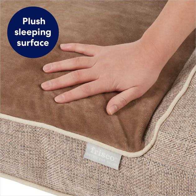Orthopedic Bolster Dog Bed with Removable Cover O836