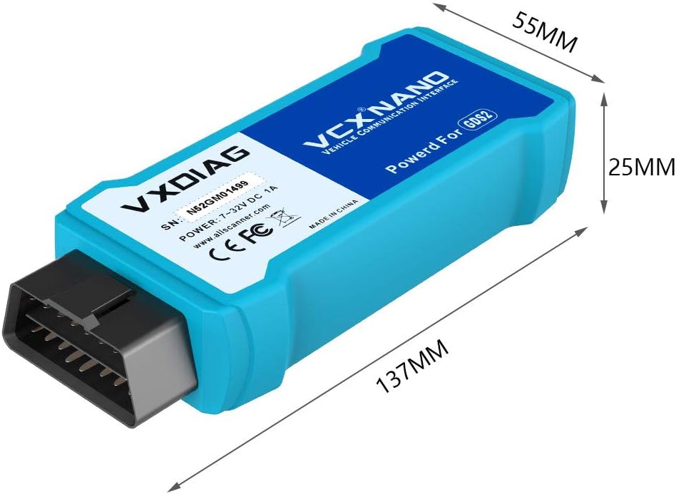 VCX Nano GDS2 and Tech2Win Diagnostic Programming System for GM/Opel WiFi Version I76912