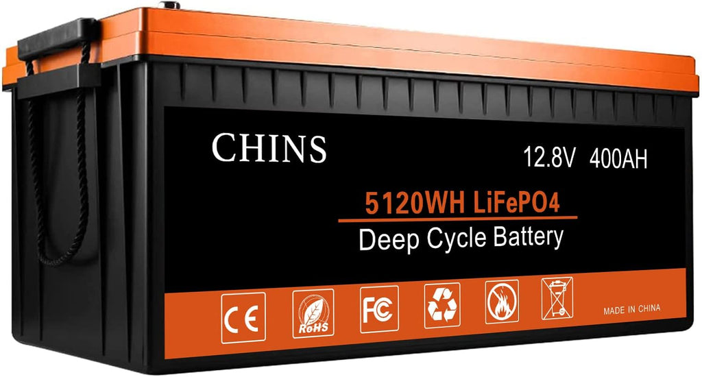 12V 400Ah LiFePO4 Lithium Battery with 250A BMS N72680