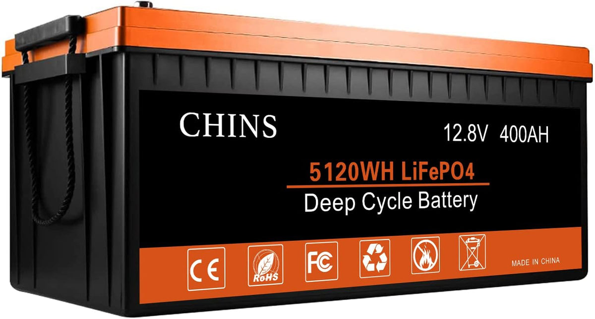 12V 400Ah LiFePO4 Lithium Battery with 250A BMS N72680