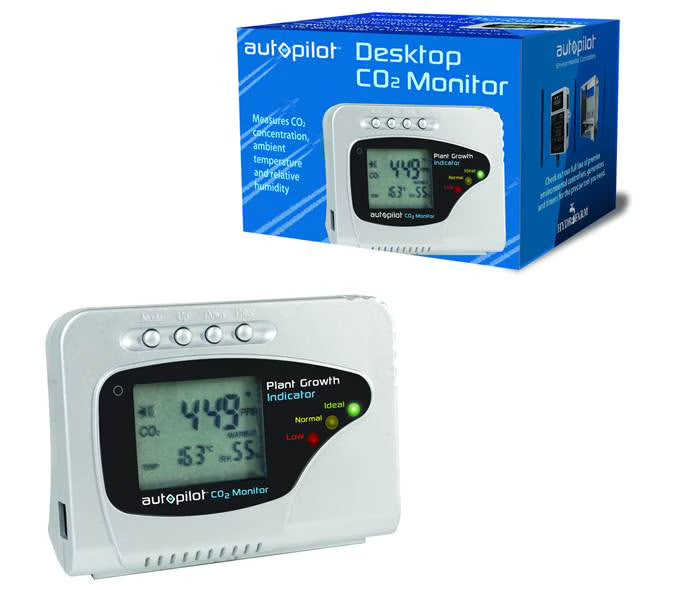 24hr Desktop Co2 Monitor with LCD Display H36984