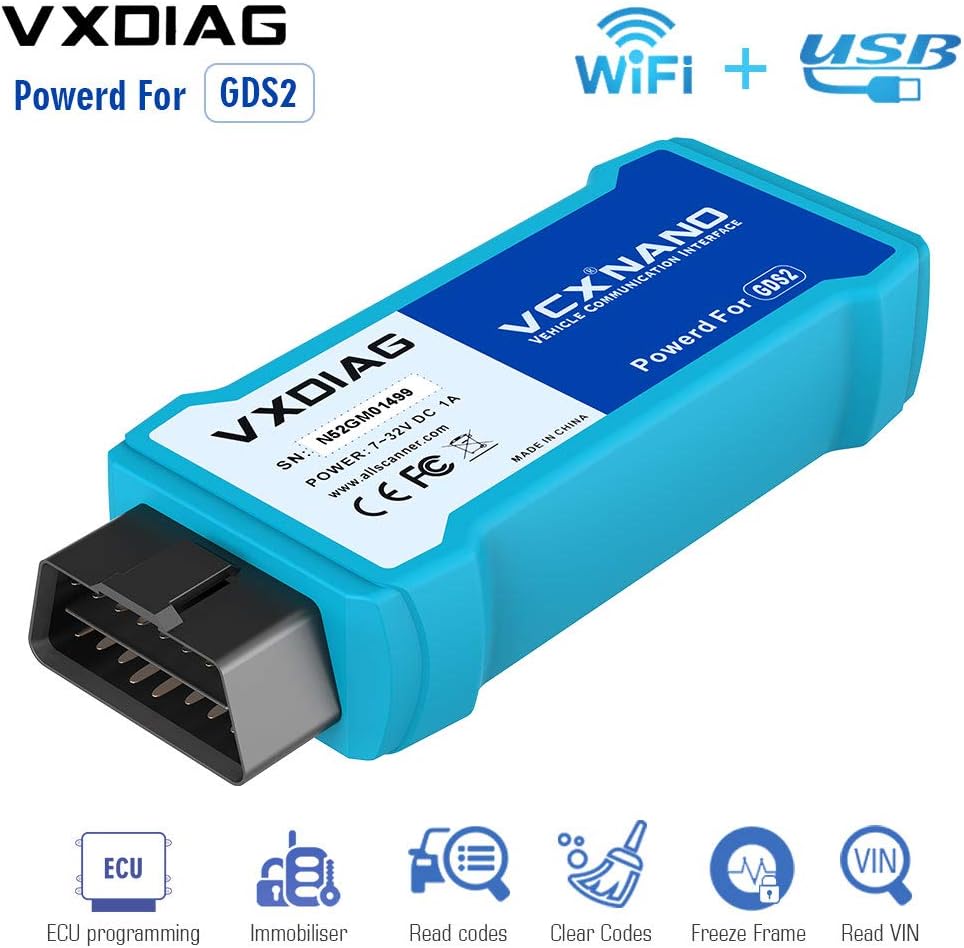VCX Nano GDS2 and Tech2Win Diagnostic Programming System for GM/Opel WiFi Version I76912