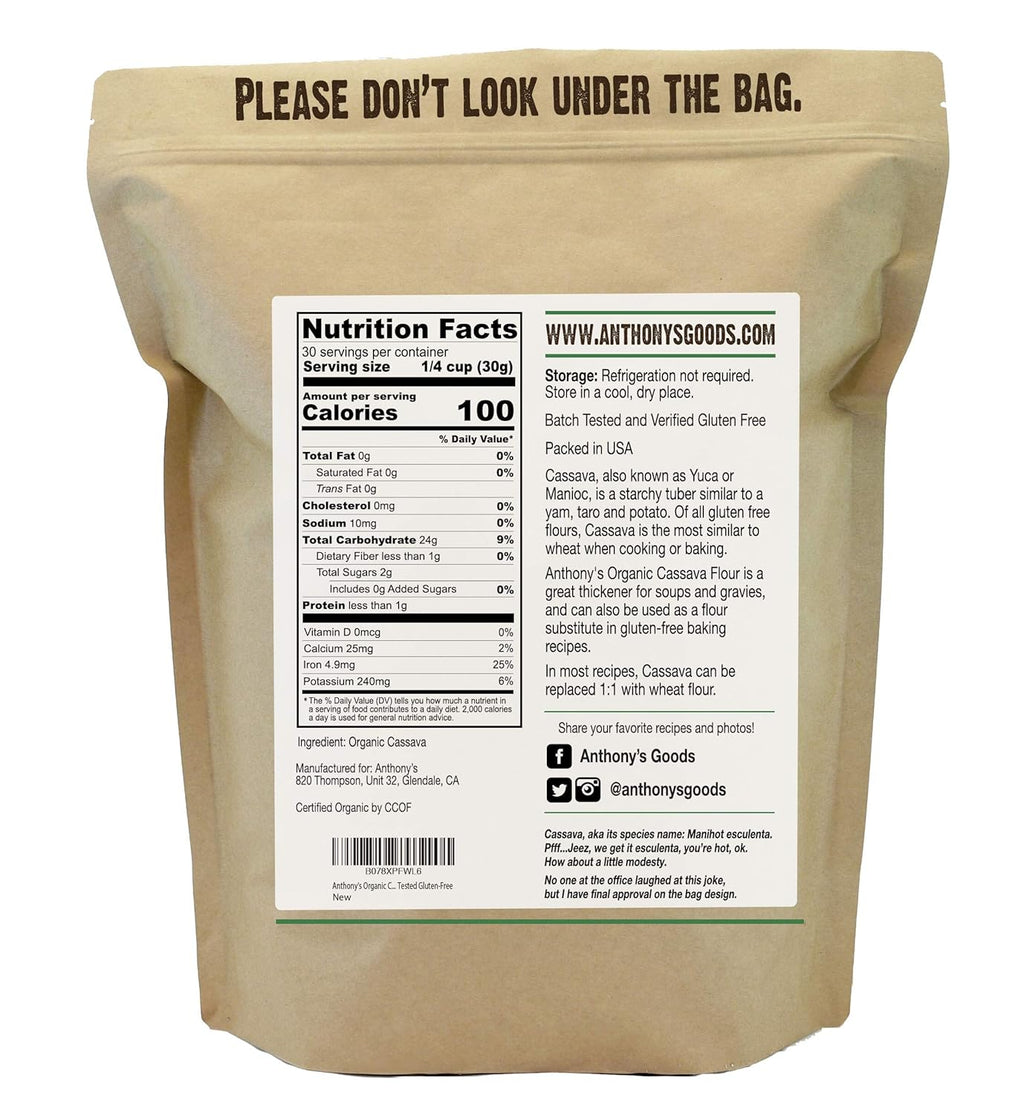 Organic Cassava Flour, 2 lb I7990