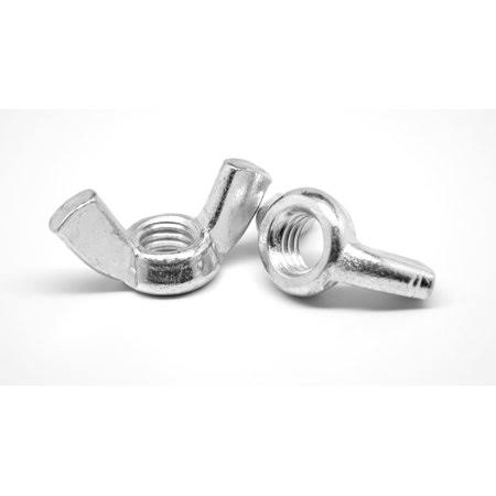 1/2 inch-13 Coarse Thread Forged Wing Nut Low Carbon Steel Zinc Plated Pk 50 W873477