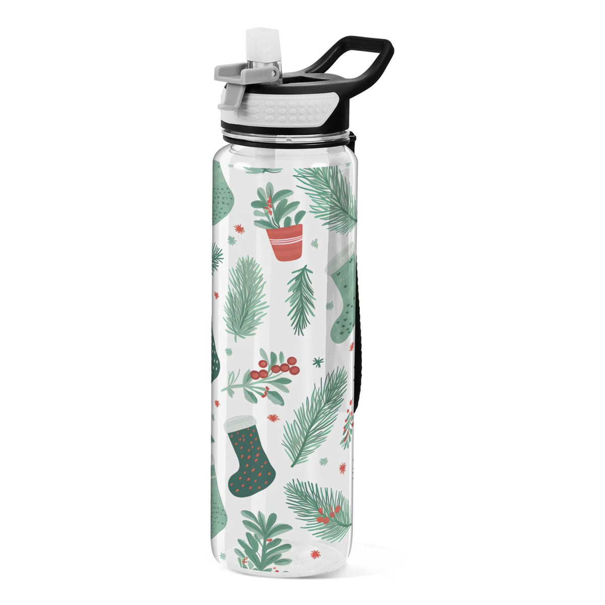 Clear 32oz Tritan Water Bottle with Straw O19544