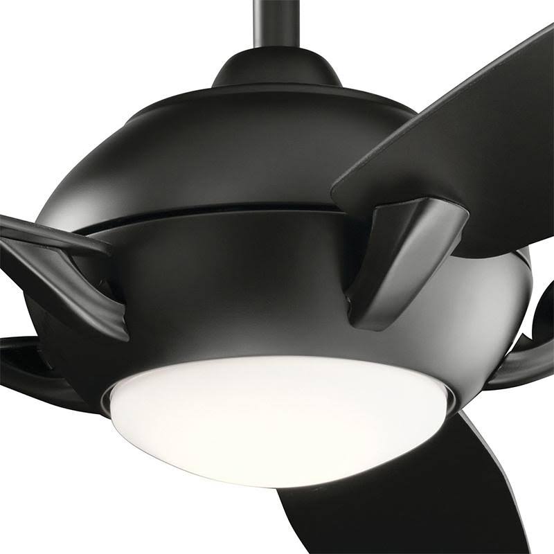Brushed Stainless Steel LED Ceiling Fan O77205