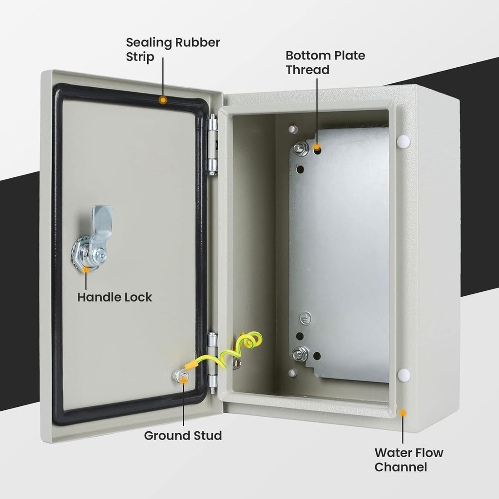 Metal Electrical Box IP65 Outdoor Junction Box 8x6x12 O987036