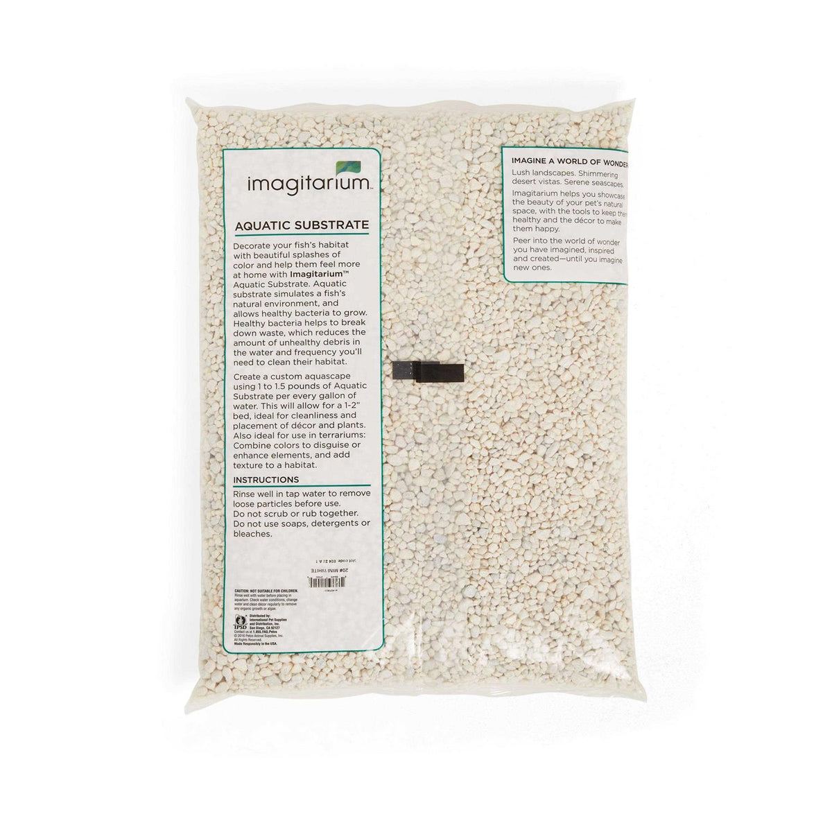 White Aquarium Gravel Substrate F209801