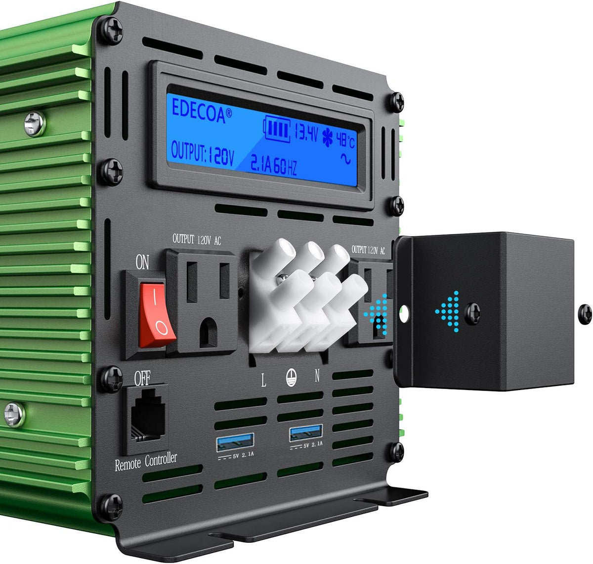 3000 Watt Power Inverter DC 12V to AC 110V 120V with LCD and Dual USB S321