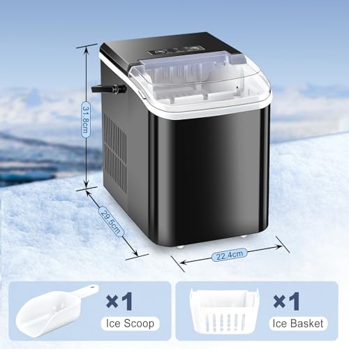 Countertop Portable Ice Maker with Carry Handle Z26373