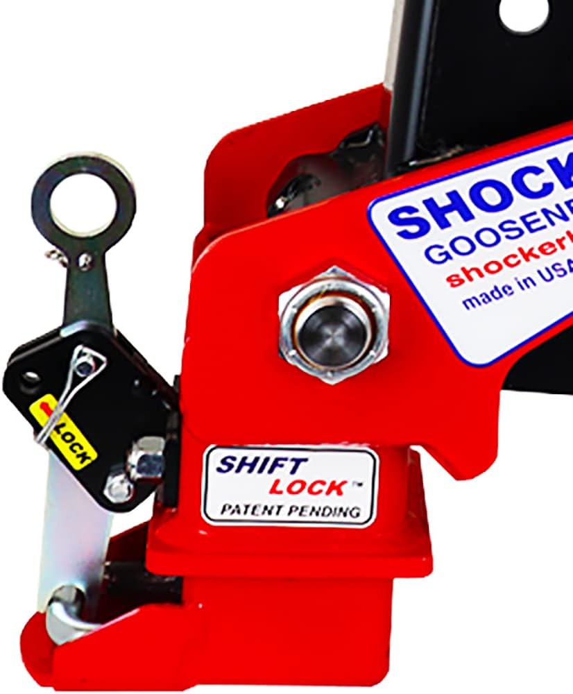 Gooseneck Air Hitch & Coupler, Round 3-15/16" Angled Pin 30K Coupler 9" Offset U683