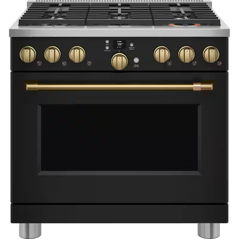 Range and Rangetop Handle and Knob Kit in Brushed Brass Z973550